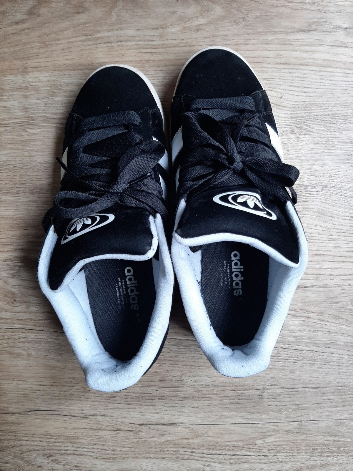 Adidas campus maat 44, Verzenden, Zwart, Adidas, Sneakers of Gympen