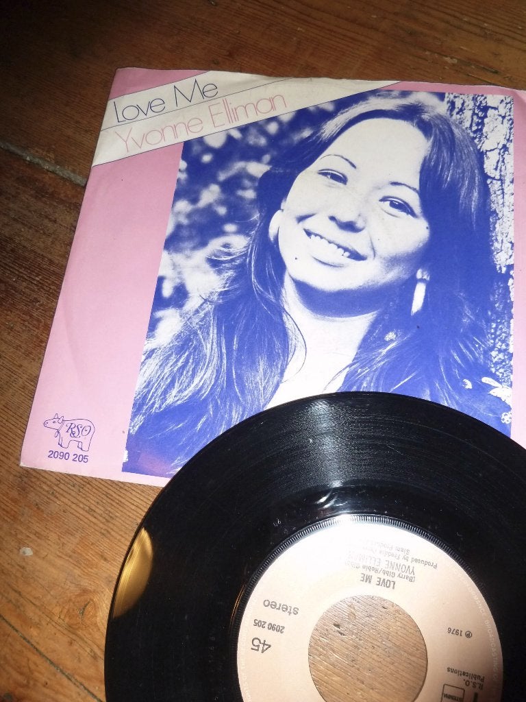 single YVONNE ELLIMAN love me 1976 -, Cd's en Dvd's, Vinyl Singles, Gebruikt, Pop, Ophalen of Verzenden
