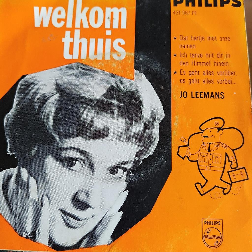 Jo Leemans - Welkom Thuis (Philips 421 967 PE), Ophalen of Verzenden, Gebruikt, 7 inch