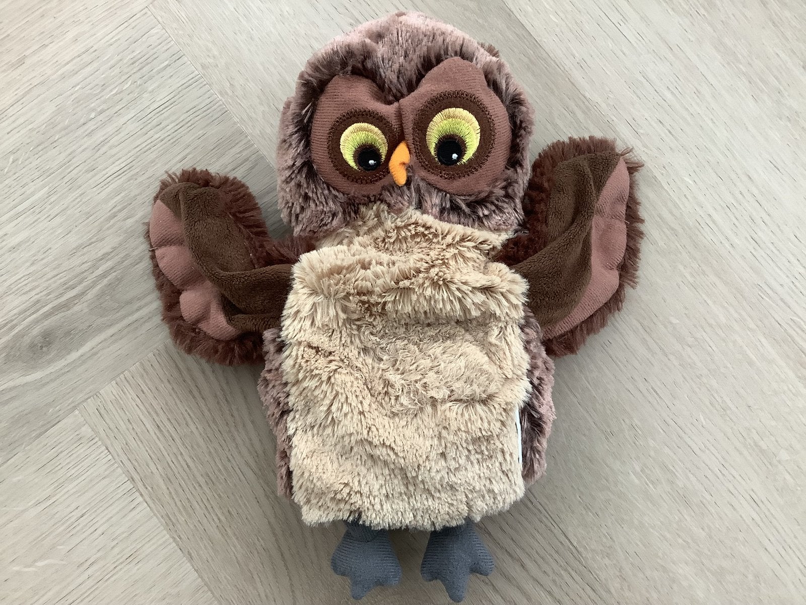Ikea handpop uil vandring uggla poppenkast pop, Ophalen of Verzenden, Zo goed als nieuw, Overige typen