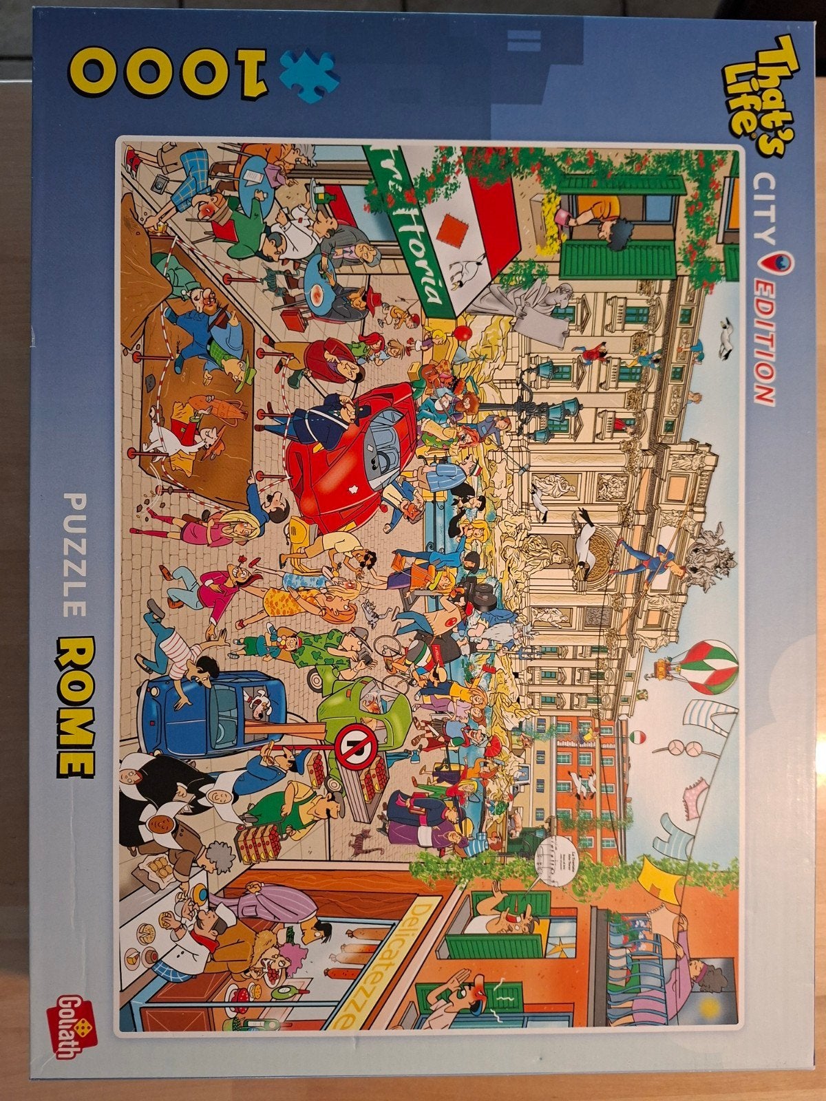 Steden Puzzels - Amsterdam, Sydney, Rome (1000 stukjes), Ophalen, 500 t/m 1500 stukjes, Zo goed als nieuw, Legpuzzel
