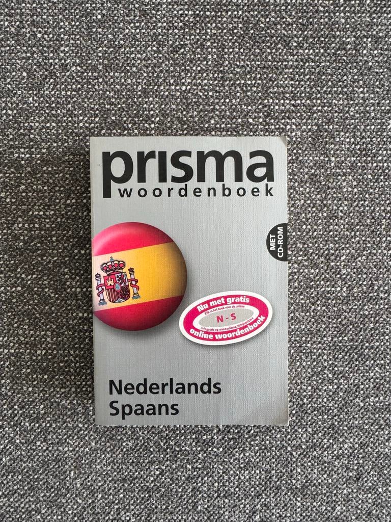 Prisma Woordenboek Nederlands Spaans met CD-ROM, Ophalen of Verzenden, Zo goed als nieuw, Prisma of Spectrum, Nederlands