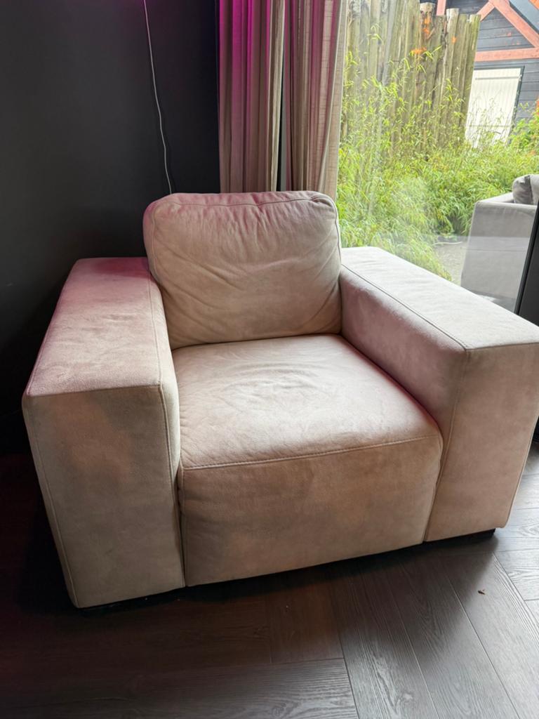 Gratis af te halen: Comfortabele fauteuil, Ophalen, Gebruikt, Stof, 75 tot 100 cm
