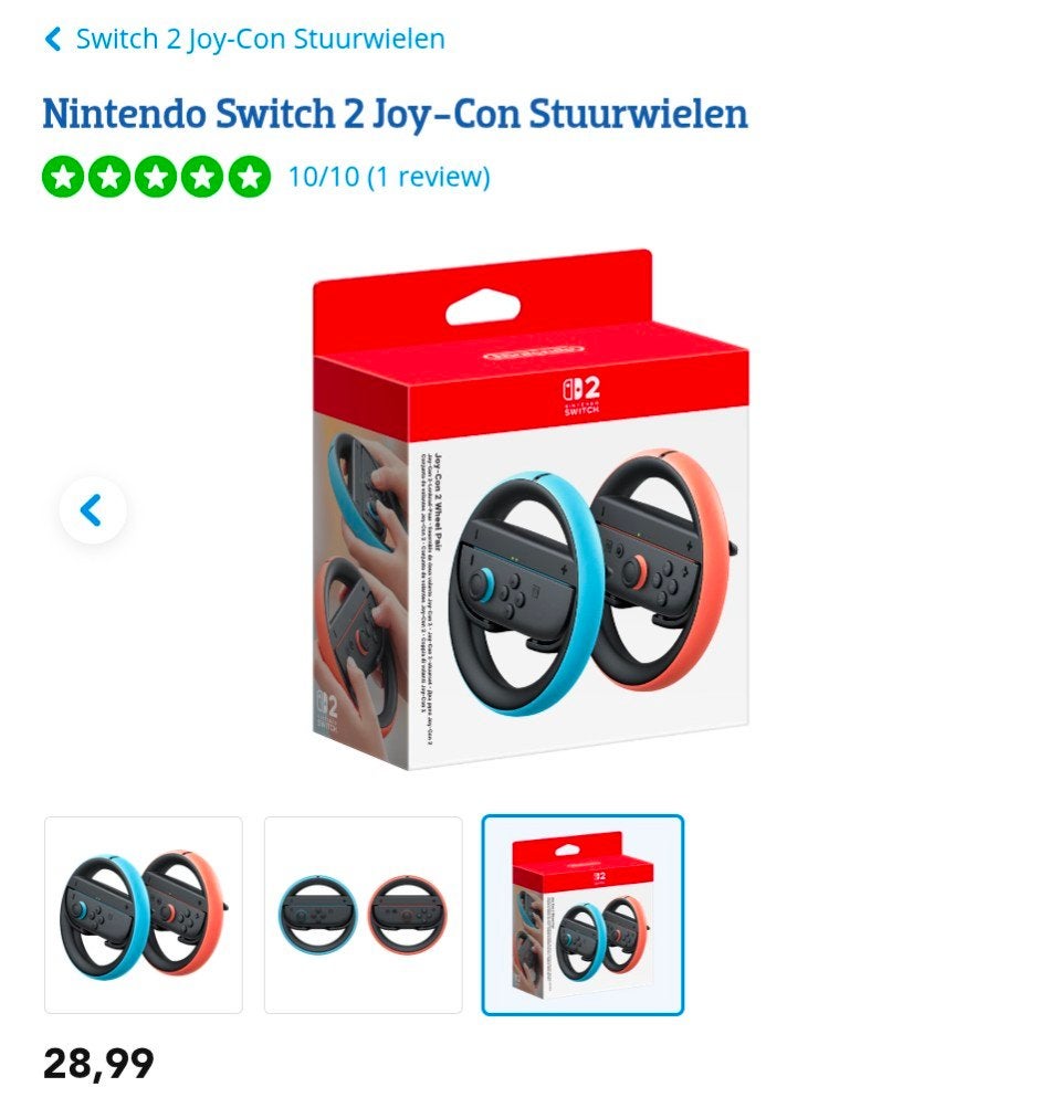 Nintendo Switch 2 Joy-Con Stuurwielen - Nieuw, Spelcomputers en Games, Racestuur, Nintendo, Nieuw, Nintendo