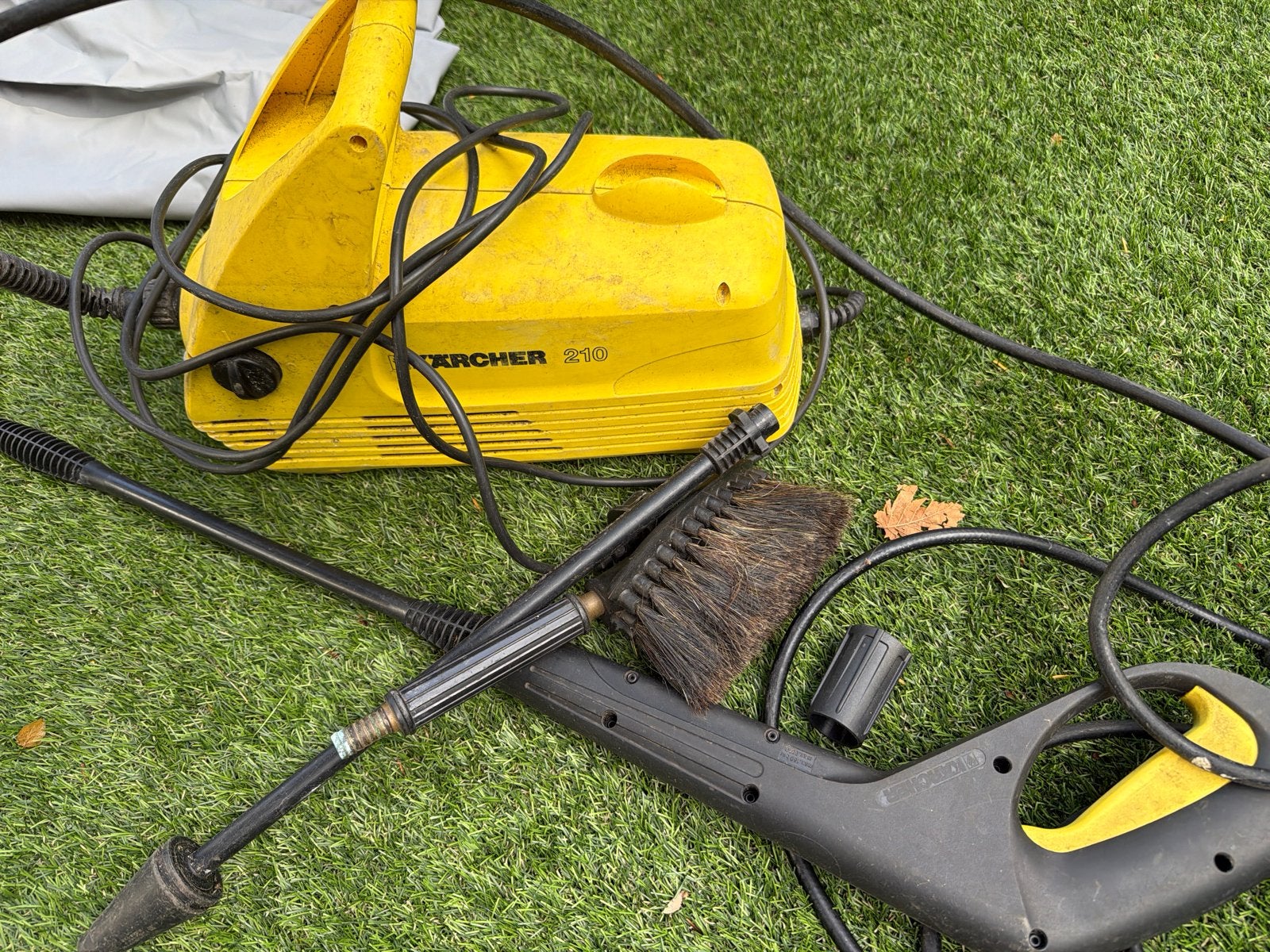 Kärcher 210 hogedrukreiniger met Parkside terrasreiniger, Ophalen, Gebruikt, Elektrisch