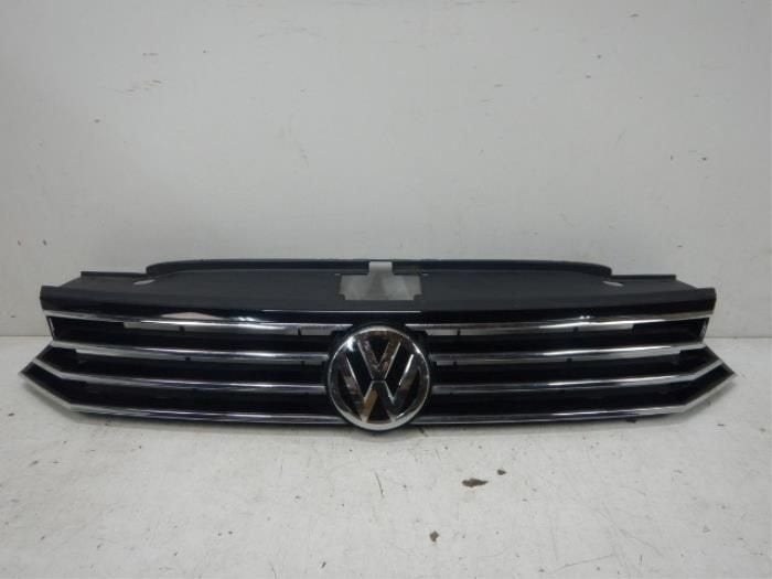 VW Passat B8 Grille Chrome / Zwart, Auto-onderdelen, Ophalen of Verzenden, Gebruikt