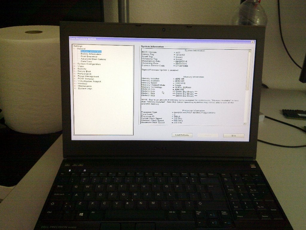 Dell Precision M4800 laptop Core i7, Computers en Software, Windows Laptops, Ophalen, Met videokaart, 2 tot 3 Ghz, 15 inch