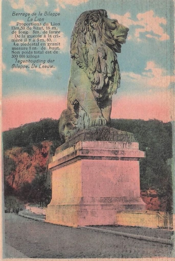 703-288-005 Barrage de la Gileppe Le Lion, Verzenden, Voor 1920, Overig Europa