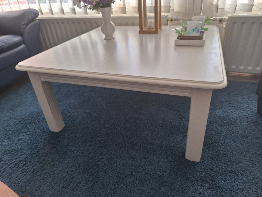 Mooie witte salontafel, Huis en Inrichting, 50 tot 100 cm, Vierkant, 50 tot 100 cm, Zo goed als nieuw