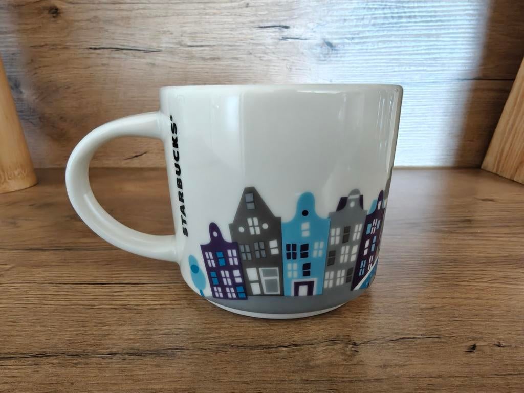 Starbucks Amsterdam mok You are here collection, Keramiek, Nieuw, Ophalen of Verzenden, Overige stijlen