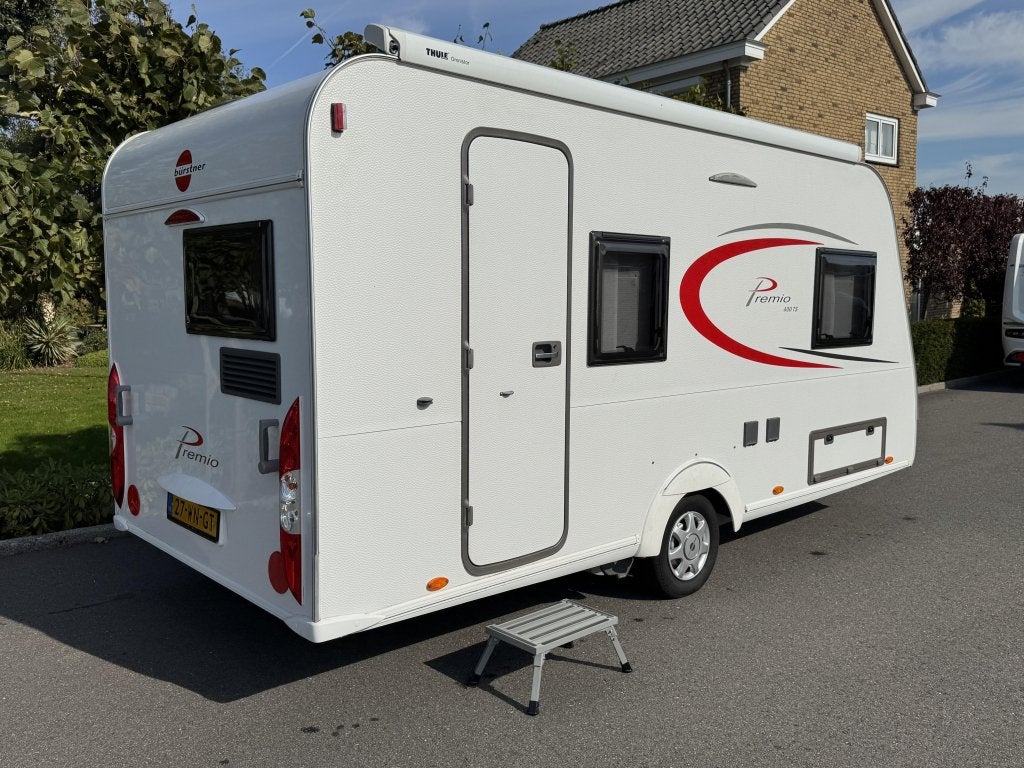 Bürstner Premio 400 TS Mover,Luifel,lichtgewicht, Caravans en Kamperen, Schokbreker, Bedrijf, Treinzit, Bürstner