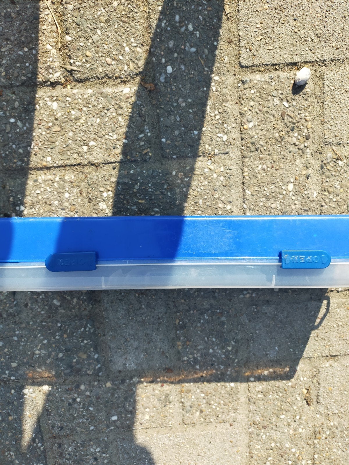 Visgerei opbergdoos - Blauw/Transparant, Ophalen of Verzenden, Gebruikt, Koffer of Tas