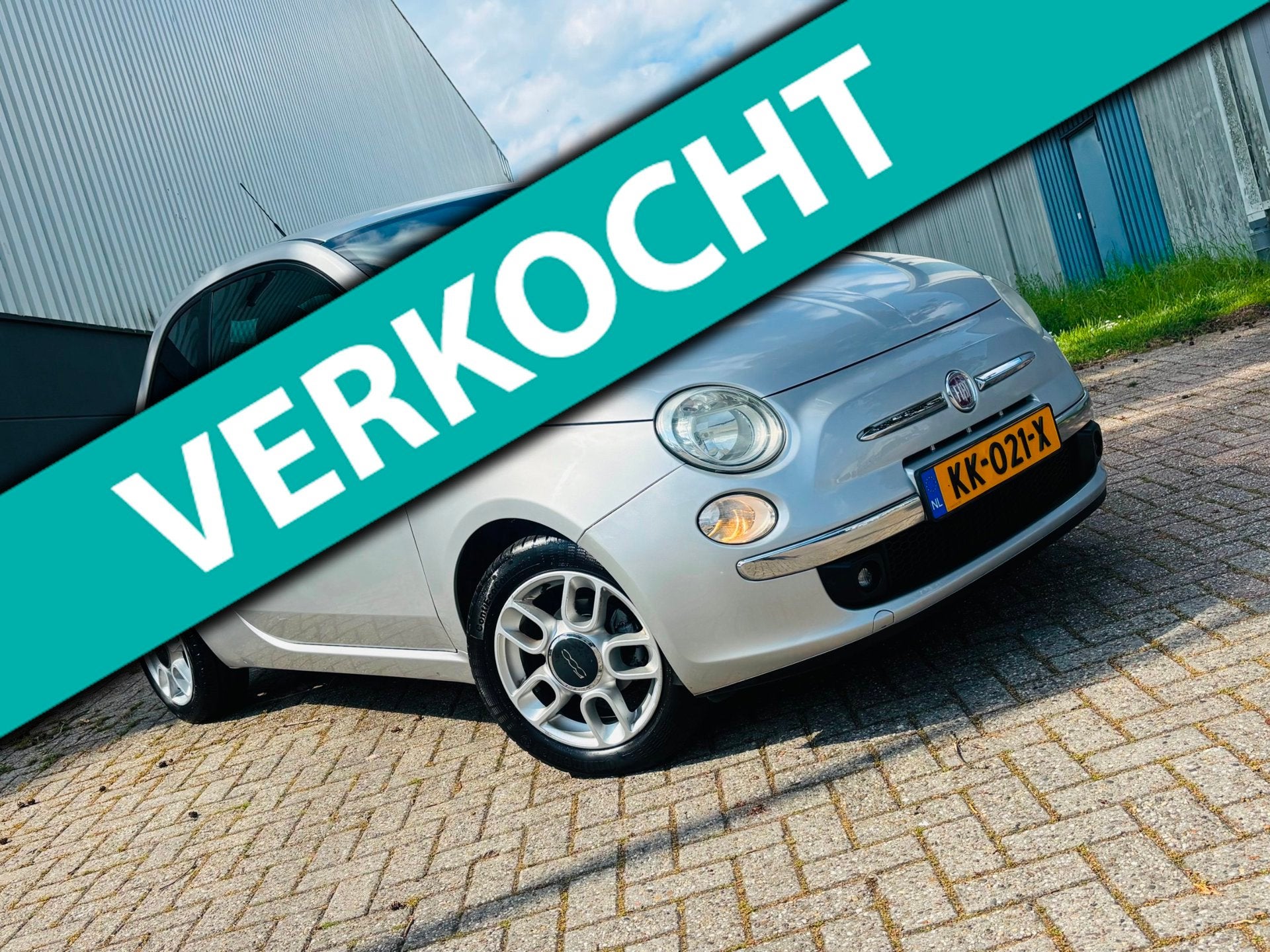 Fiat 500 1.2 Naked Nieuwe APK,Airco,Leer, Auto's, Voorwielaandrijving, Dealer onderhouden, Gebruikt, 4 cilinders