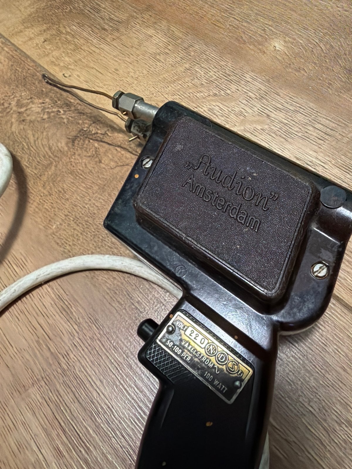 Vintage Audion Amsterdam Soldeerpistool - Werkend, Ophalen of Verzenden, Gebruikt, Overige typen, Overige merken