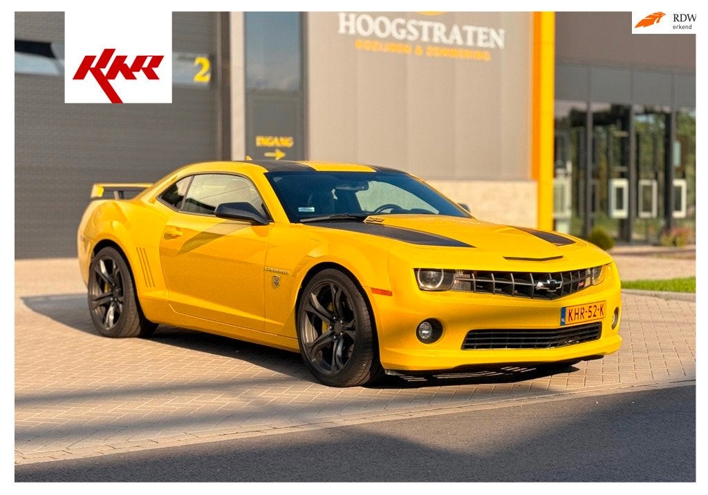 Chevrolet CAMARO V8 6.2 2012 SS ORIGINELE Bumblebee Edition, Auto's, Euro 5, Gebruikt, Overige carrosserieën, 4 stoelen