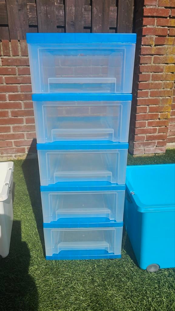 Speelgoedcontainers - Kastje op wielen, Ophalen, Gebruikt