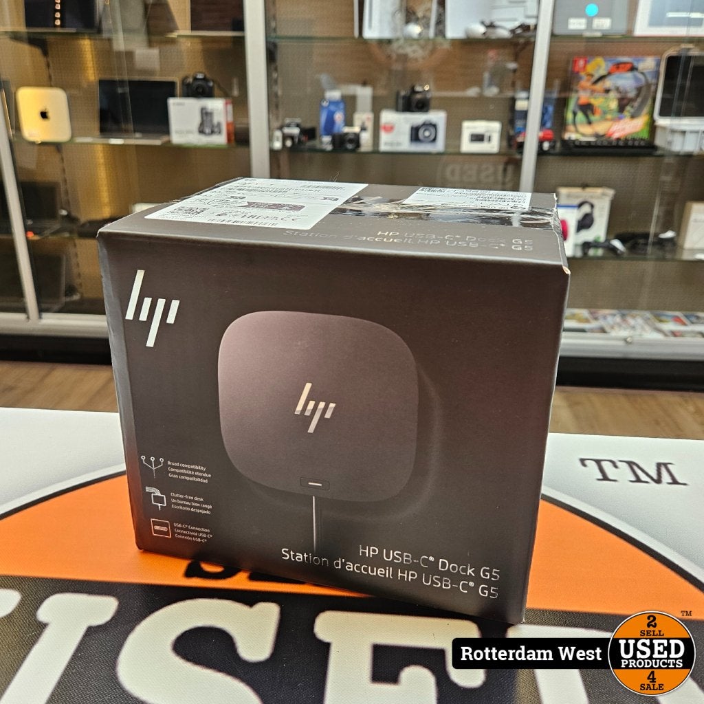 HP USB-C Dock G5 - NEW, HP, Nieuw, Support@hp.com, 1501 Page Mill Road
Palo Alto, CA 94304
USA