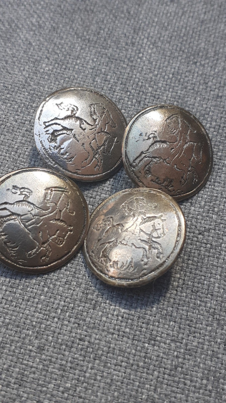 4 Ruiters Knopen -, Verzenden
