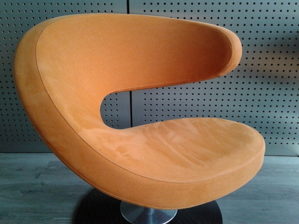 Set van 2x Variér (Stokke) Peel Club (Oranje), Heel Mooi!, Huis en Inrichting, Fauteuils, Ophalen of Verzenden, Zo goed als nieuw
