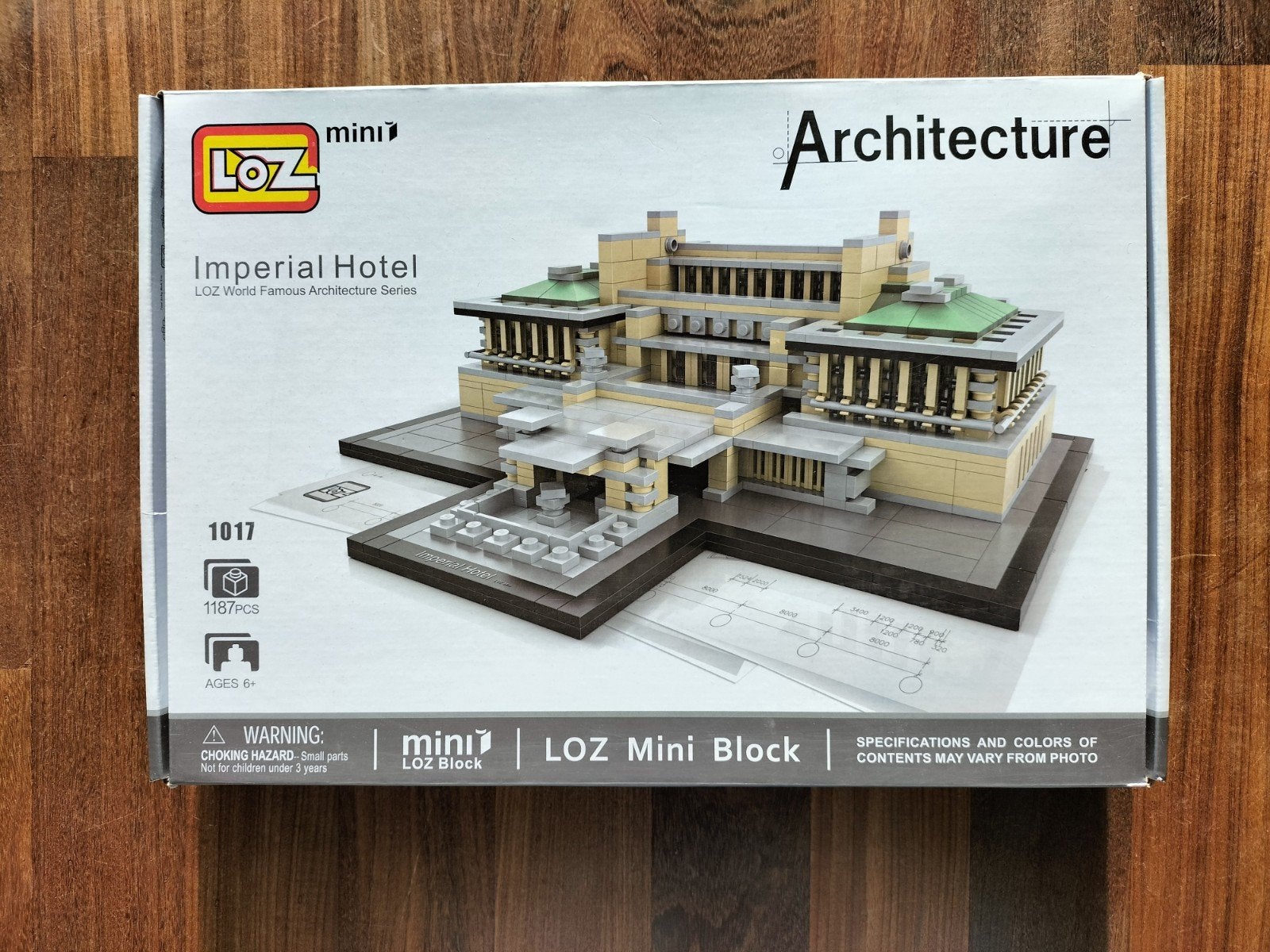LOZ Mini Block: Imperial Hotel (nep Lego architecture 21017), Kinderen en Baby's, Speelgoed | Duplo en Lego, Gebruikt, Complete set
