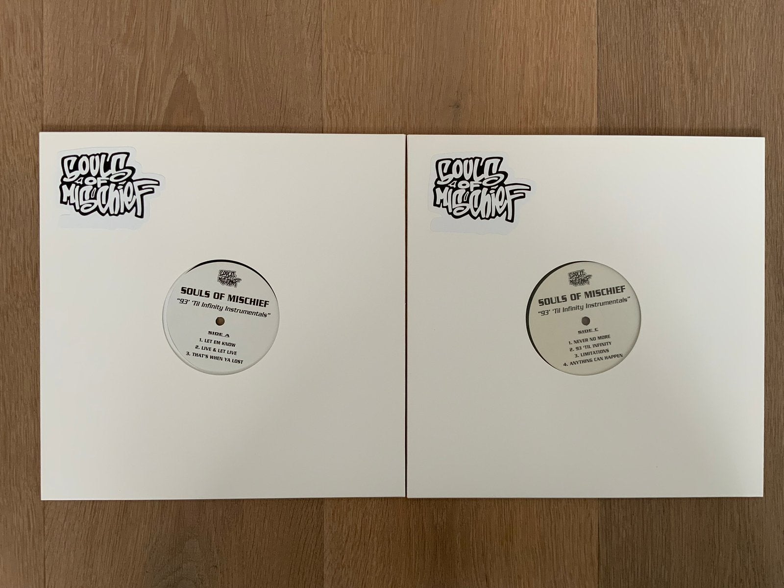 Souls Of Mischief ‎– 93 'Til Infinity Instrumentals (2xLP), Limited edition, Ophalen of Verzenden, Zo goed als nieuw