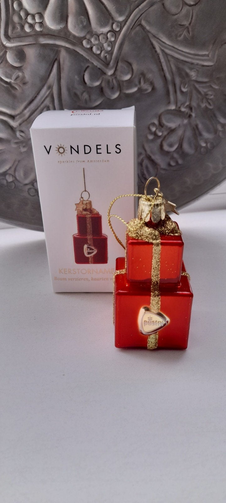 Vondels kersthanger,  ' kado'  nieuw in doosje., Ophalen of Verzenden, Nieuw