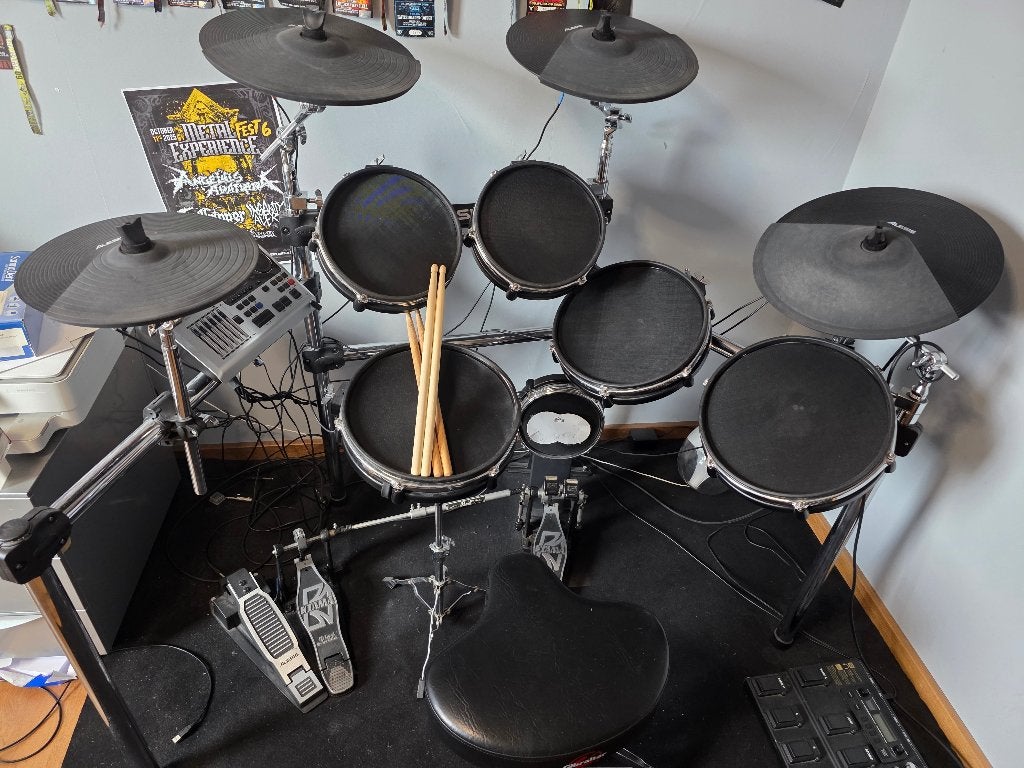 Elektronisch Drumstel Alesis DM10 mesh, Muziek en Instrumenten, Drumstellen en Slagwerk, Ophalen, Gebruikt, Overige merken, Elektronisch