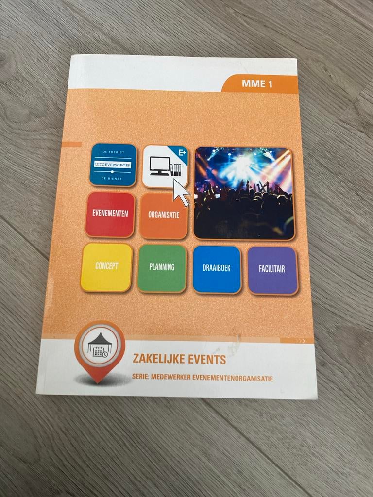 Zakelijke Events MME 1 - Medewerker Evenementenorganisatie, Boeken, Studieboeken en Cursussen, Zo goed als nieuw, MBO, Gamma, Ophalen of Verzenden