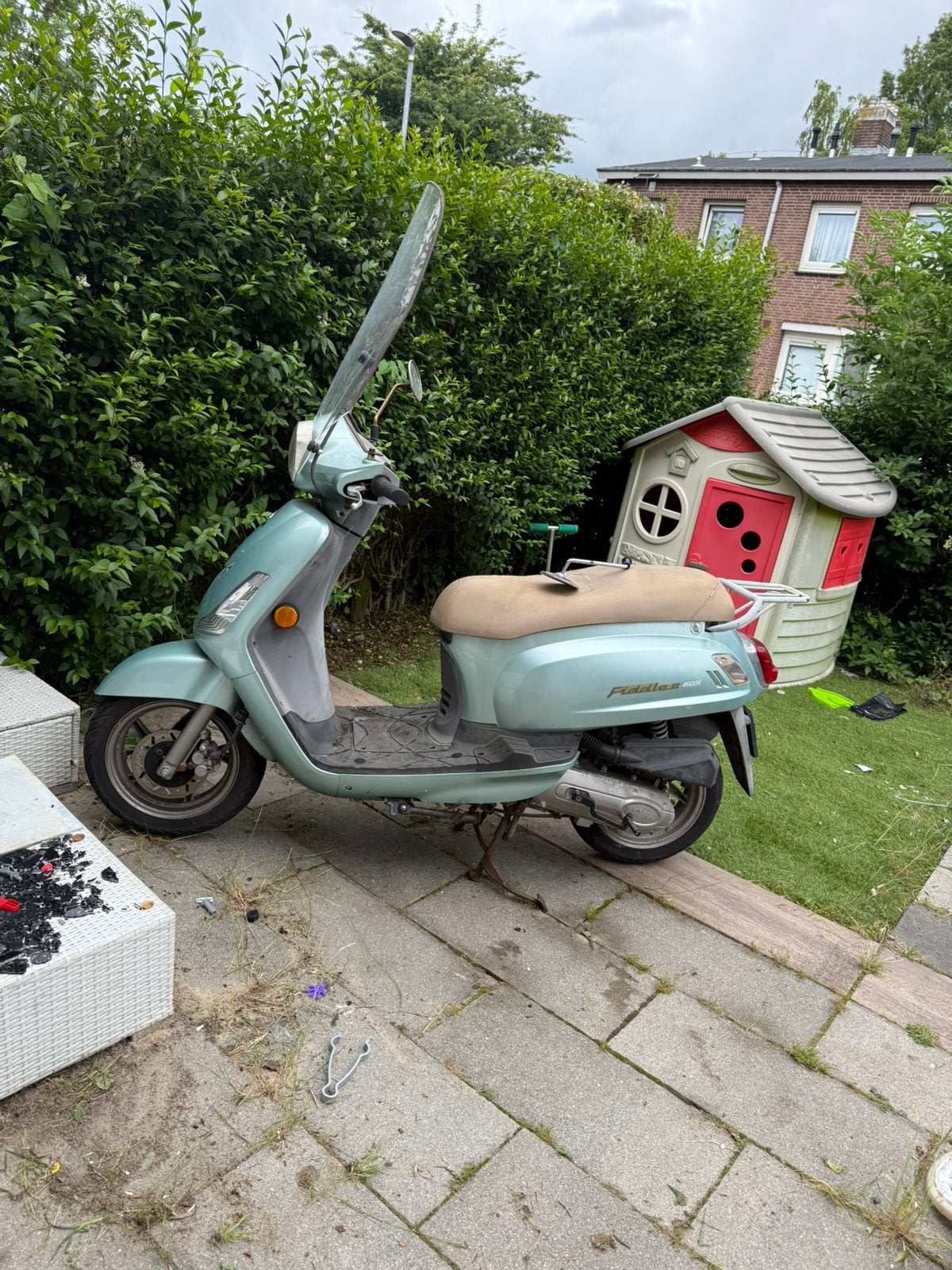SYM Fiddle scooter - Opknapper/Onderdelen, Ophalen, Gebruikt, Maximaal 45 km/u, Benzine