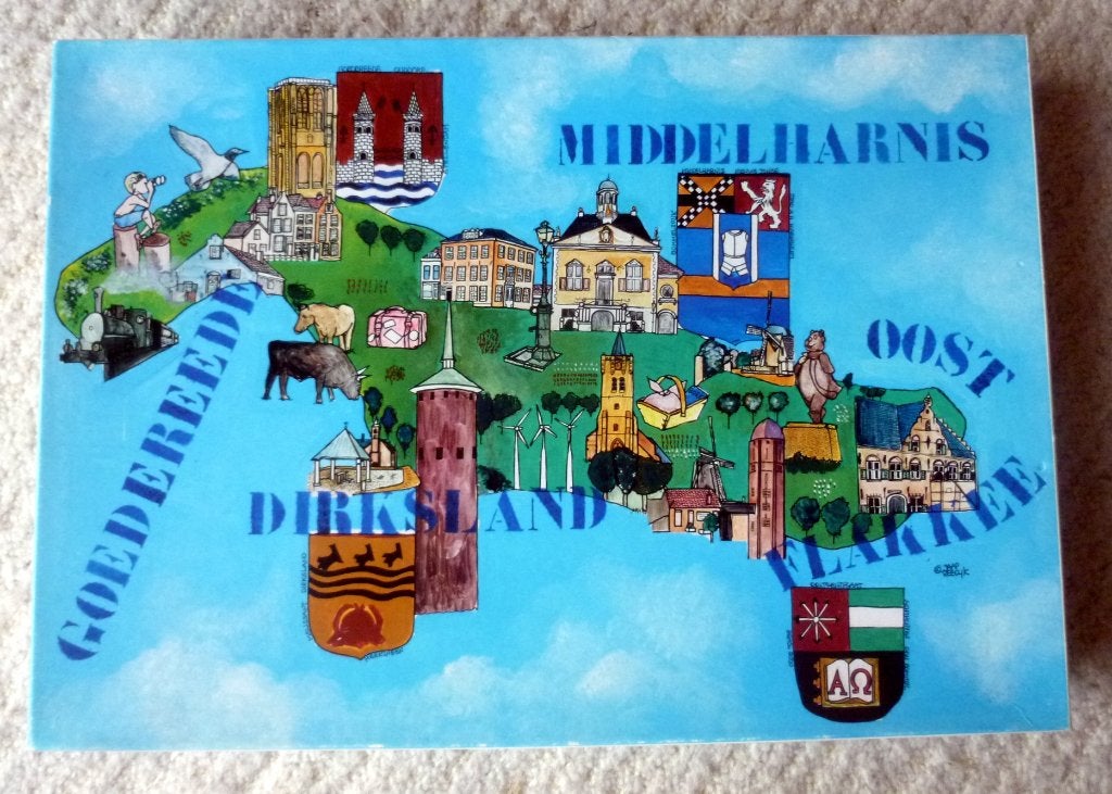 Flakkee, Goeree Overflakkee 1000 stukjes - compleet, Ophalen of Verzenden, 500 t/m 1500 stukjes, Zo goed als nieuw, Legpuzzel