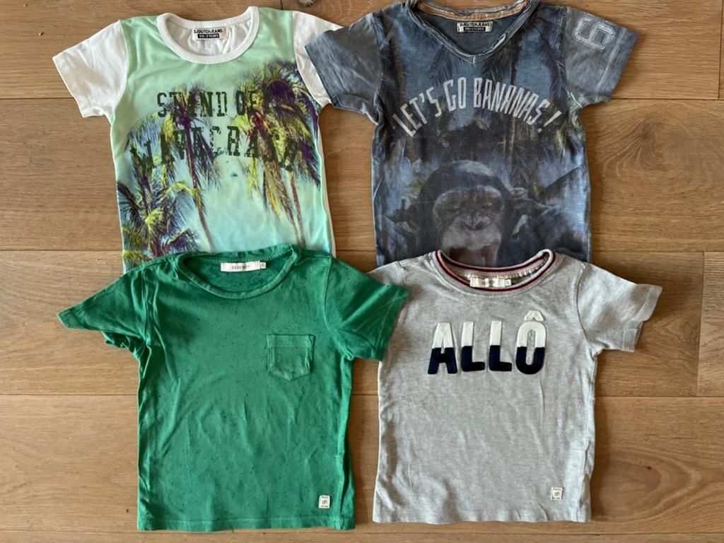 Pakket 4 shirts Sissy Boy DJ Dutchjeans mt 98 netjes, Gebruikt, Sissy Boy, Ophalen of Verzenden, Shirt of Longsleeve