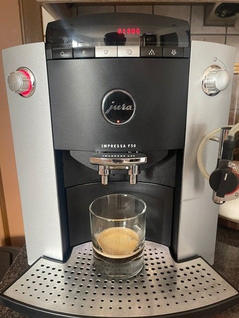 Jura Impressa F50 | Volautomatische Espresso Koffiemachine, Ophalen, Gebruikt, 10 kopjes of meer, Koffiemachine