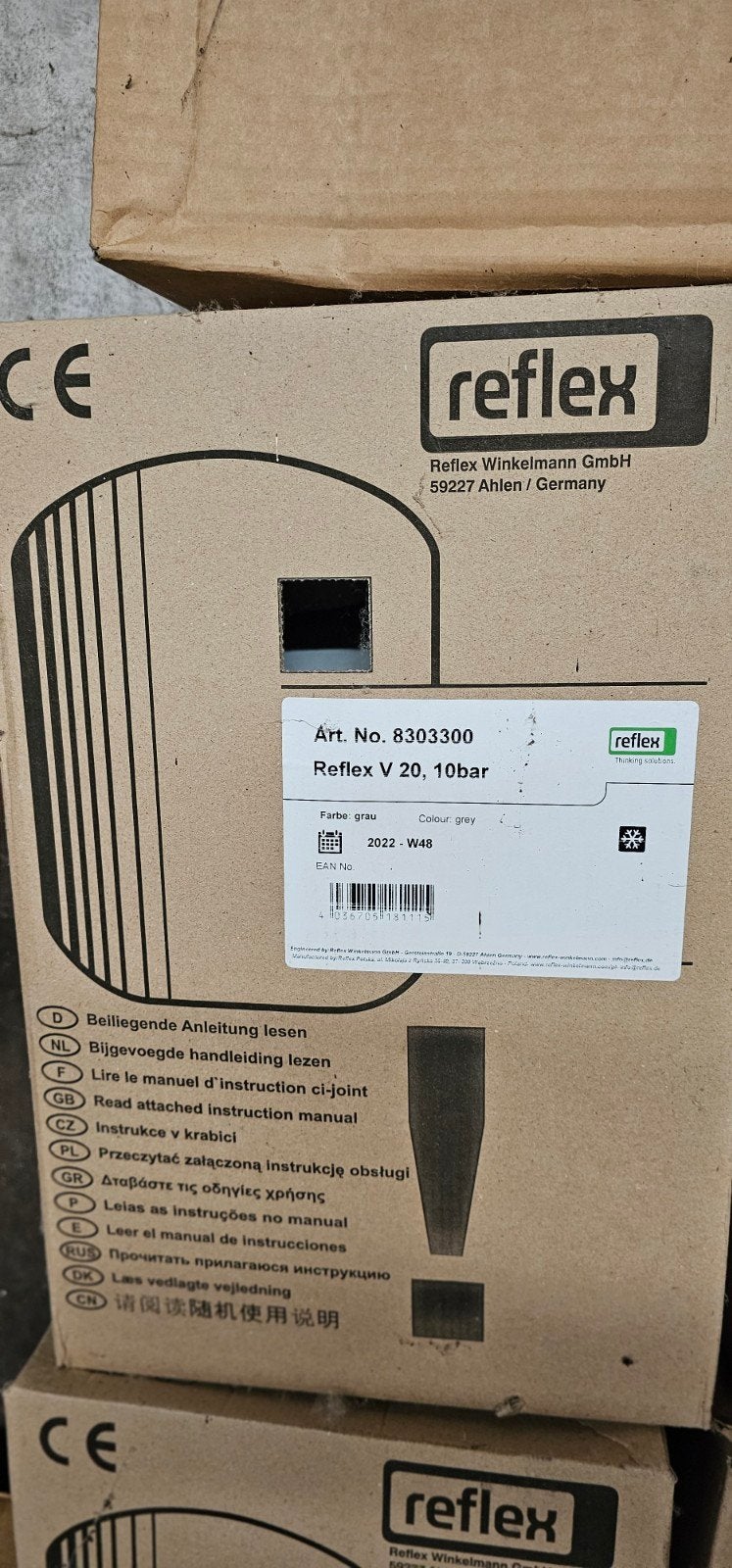 Buffervat Reflex V 20 Liter, 10 bar - Nieuw, Minder dan 30 cm, Overige typen, Nieuw, Minder dan 60 cm