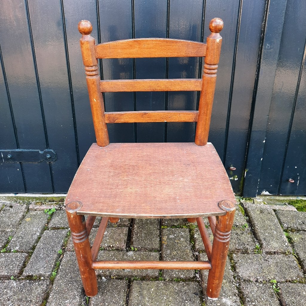 Kinderstoel stoeltje - hout - ophalen -, Ophalen, Gebruikt, Overige typen