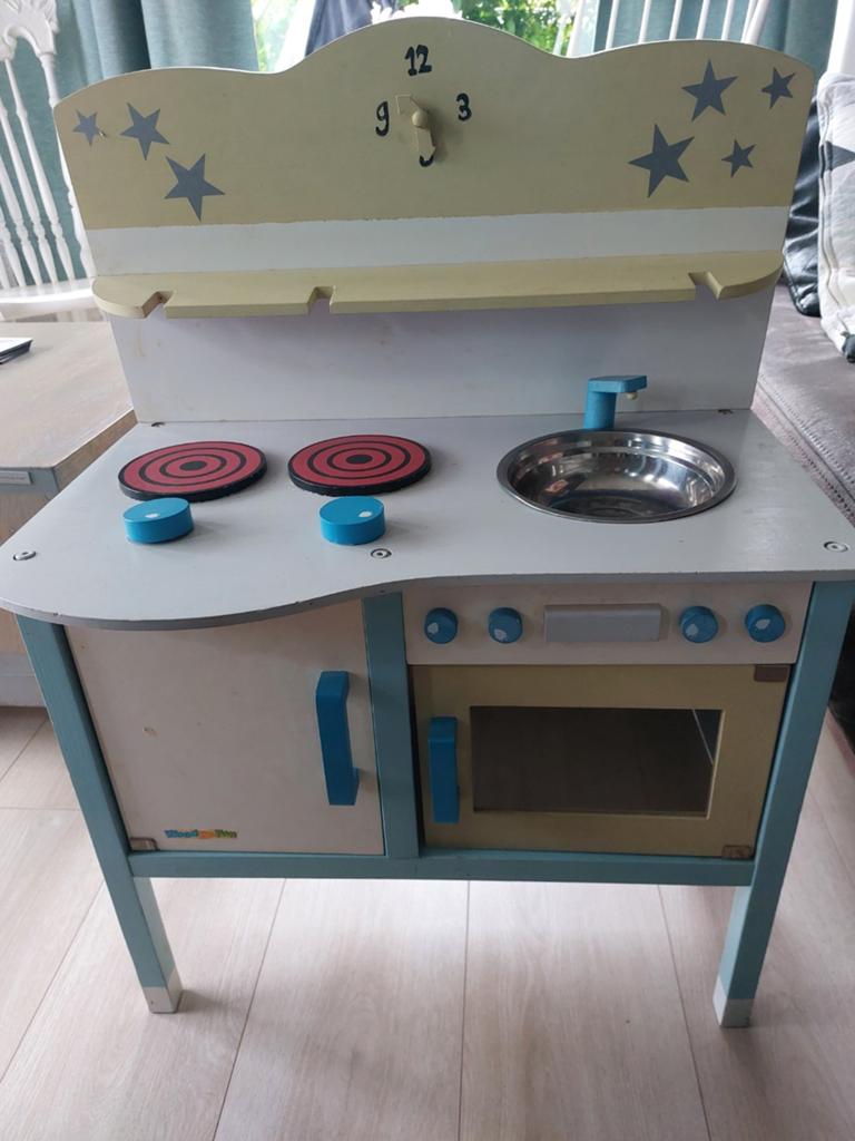 Te koop mooie speelkeuken, Ophalen of Verzenden, Gebruikt