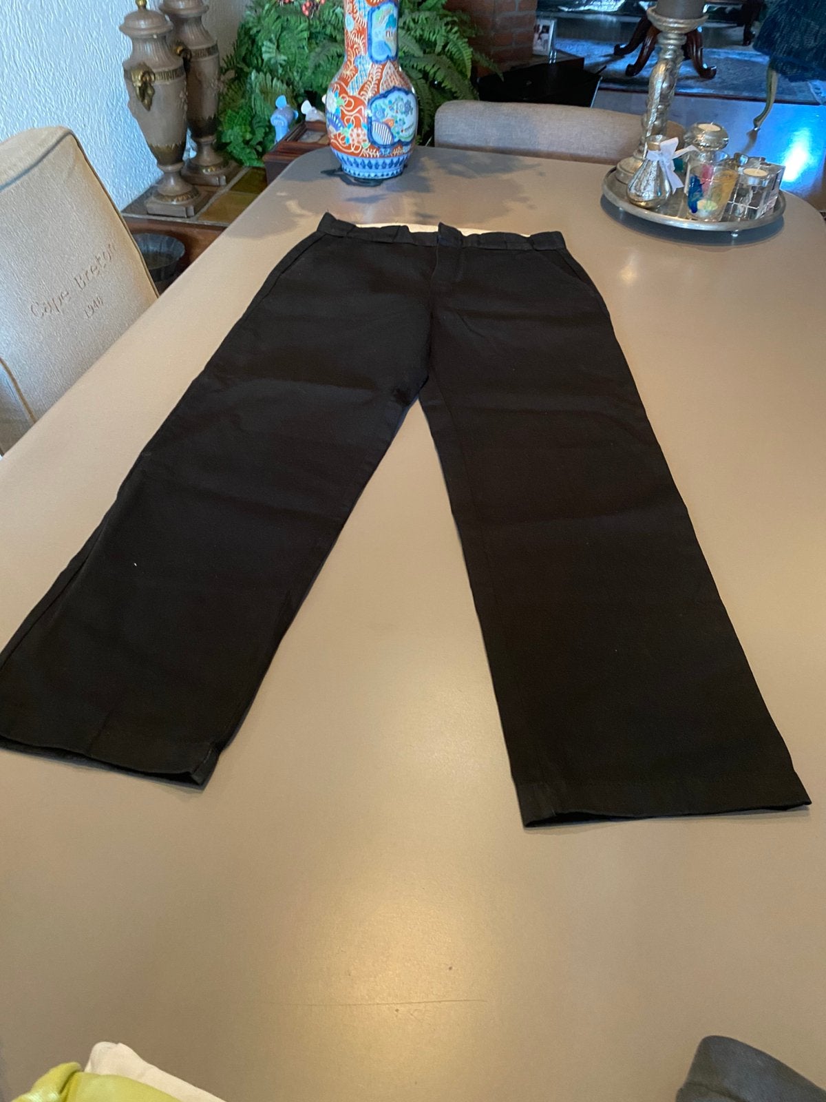 Mooie donkerblauwe Dickies broek/pantalon, Ophalen of Verzenden, Zo goed als nieuw, Maat 46 (S) of kleiner, Blauw