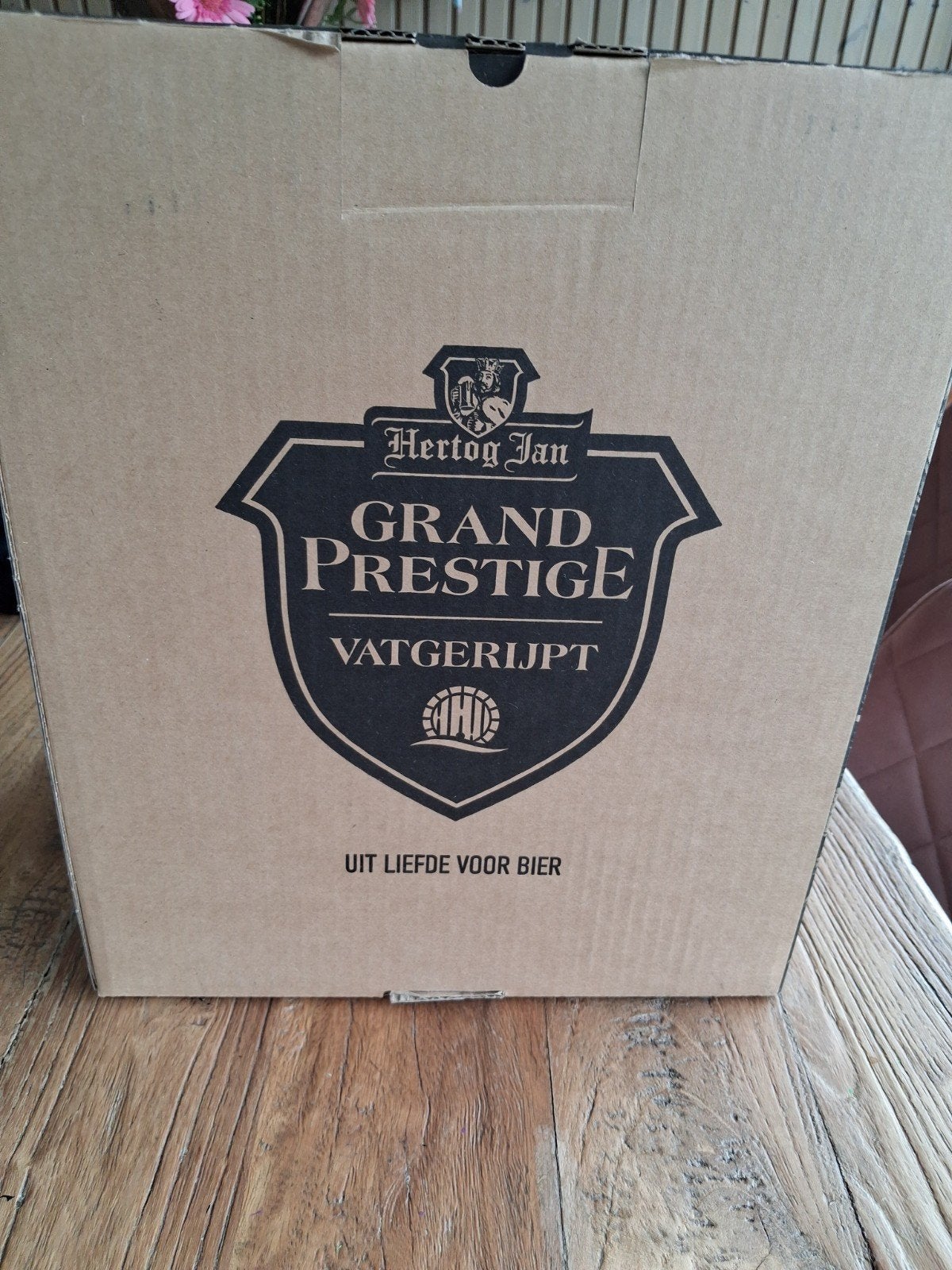 Grand Prestige Vatgerijpt Rijn Editie- volledige set, Verzamelen, Biermerken, Ophalen of Verzenden, Nieuw, Flesje(s), Hertog Jan