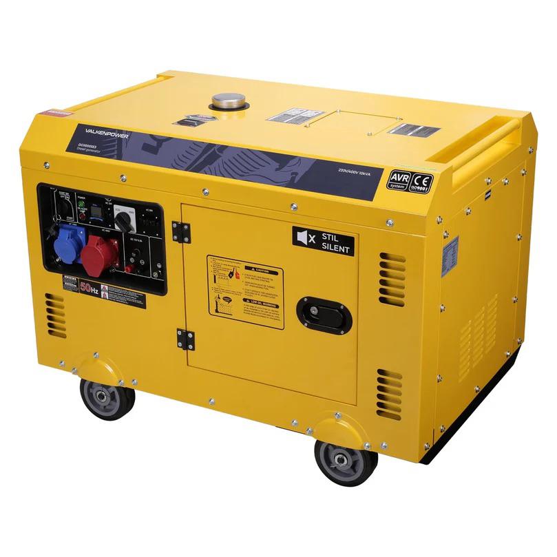Diesel Generator Set Geluidsgedempt 230V-400V 10,5KVA, Ophalen of Verzenden, Nieuw