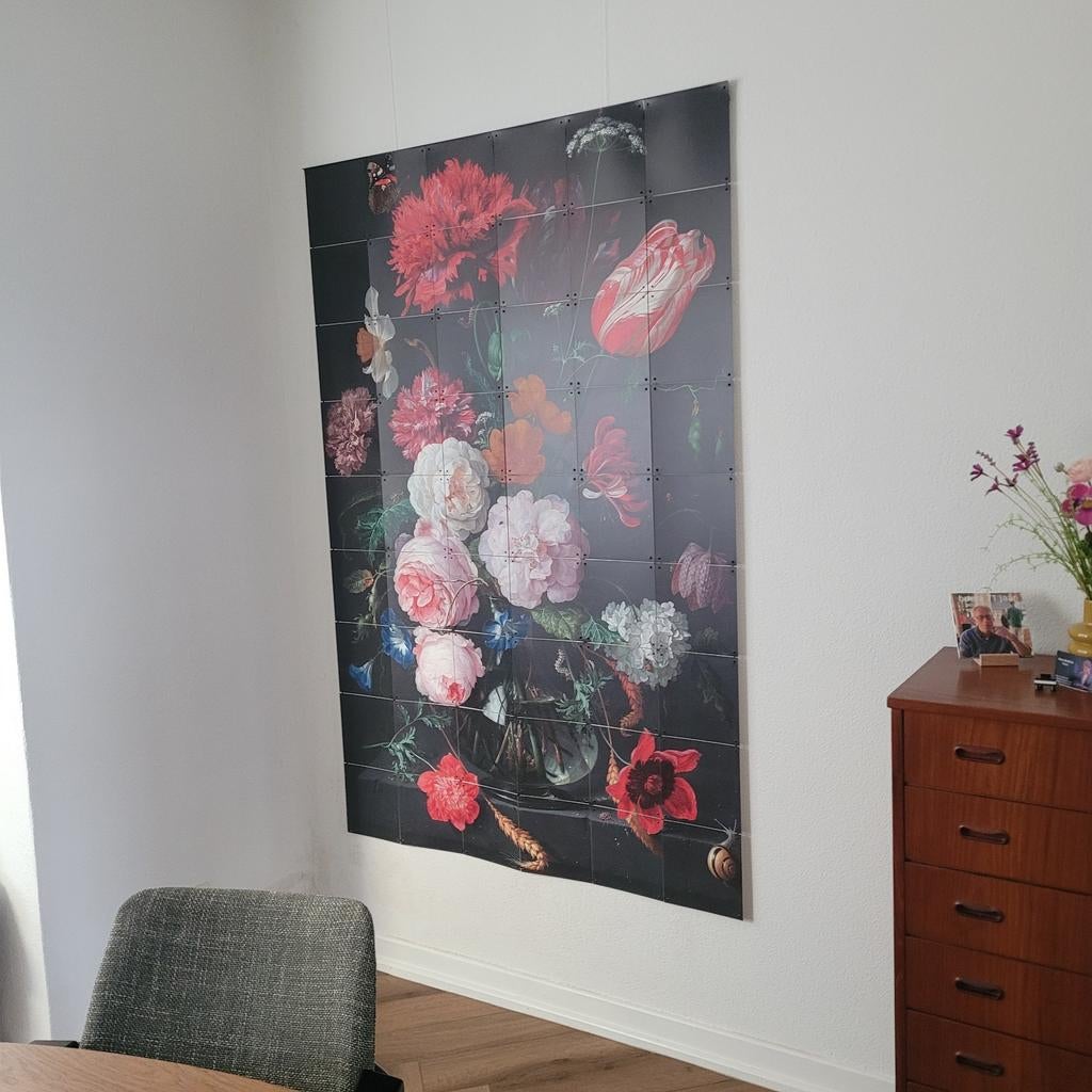 XXI stilleven De Heem met  bloemen !!!!!, Antiek en Kunst, Ophalen