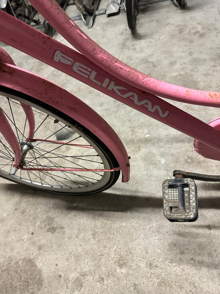 Roze Pelikaan damesfiets - Opknapper, Terugtraprem, Ophalen, Overige merken, 53 tot 56 cm