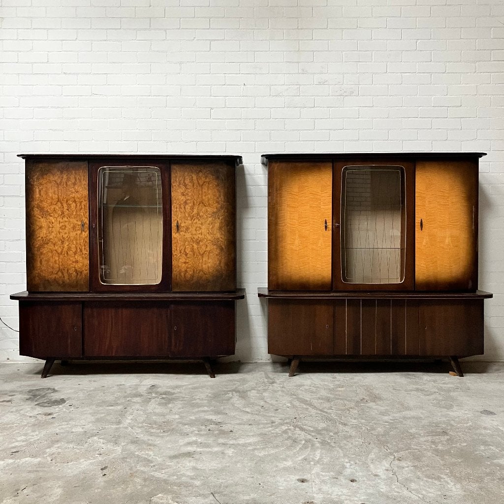 Retro vintage design kasten dressoir vitrine bar drankkast, Ophalen, Gebruikt, 50 tot 100 cm, Minder dan 100 cm