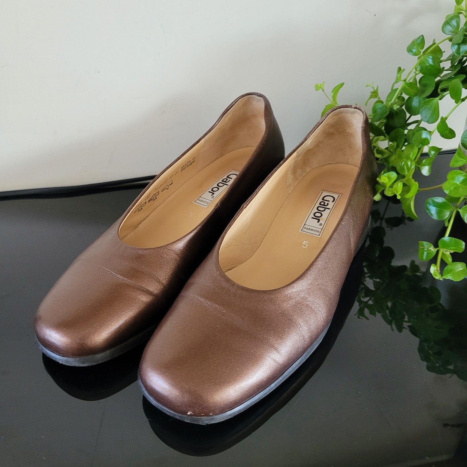 Gabor Ballerina's  Maat 38, Bruin, Gabor, Zo goed als nieuw, Ballerina's