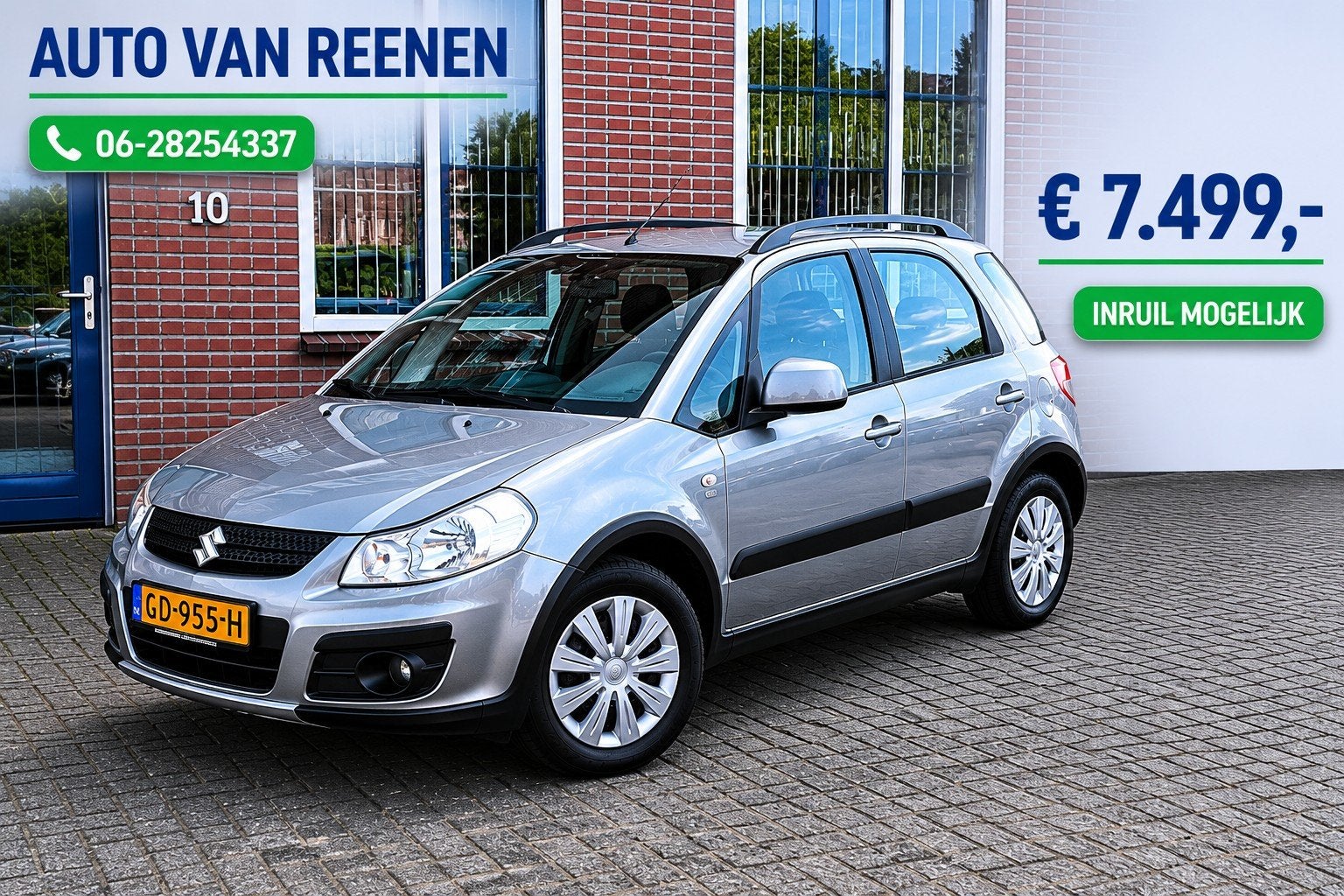 Suzuki SX4 1.5 2012 Grijs, Auto's, Suzuki, Voorwielaandrijving, 4 cilinders, 49 €/maand, 1490 cc