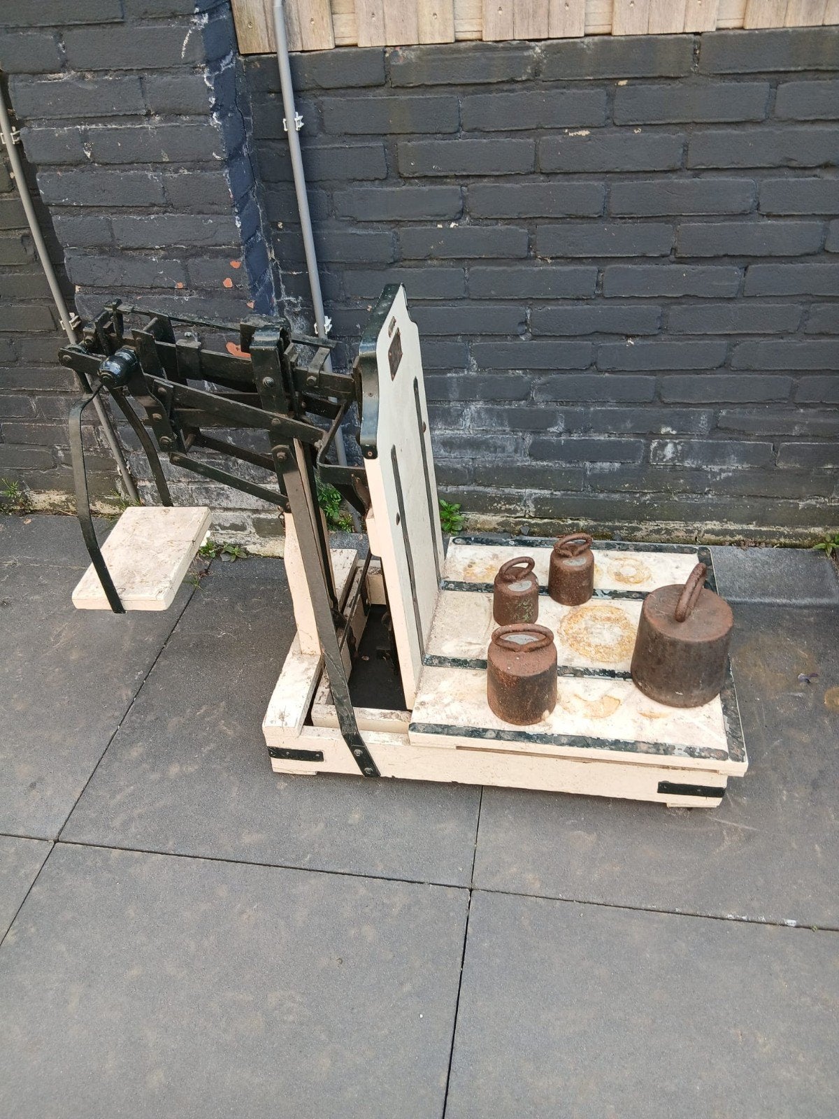 Bascule Weegschaal, Antiek en Kunst, Antiek | Gereedschap en Instrumenten, Ophalen of Verzenden