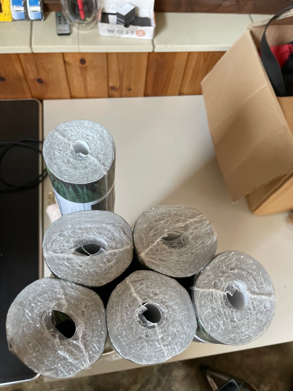 Behang SuperFresco Easy - 6 rollen met bladerenpatroon, Bladeren, Overige merken, ., Ophalen of Verzenden