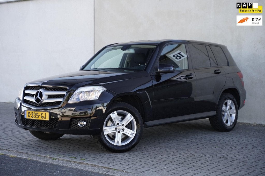 Mercedes-Benz GLK-klasse 300 4-Matic Automaat, Trekhaak, NAP, Automaat, Stof, Gebruikt, Zwart