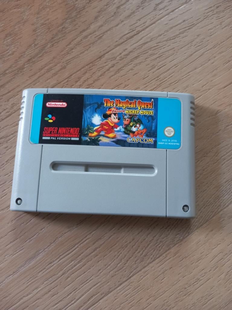 Disney's The Magical Quest starring Mickey Mouse SNES, Spelcomputers en Games, Games | Nintendo Super NES, Ophalen, Gebruikt, 1 speler
