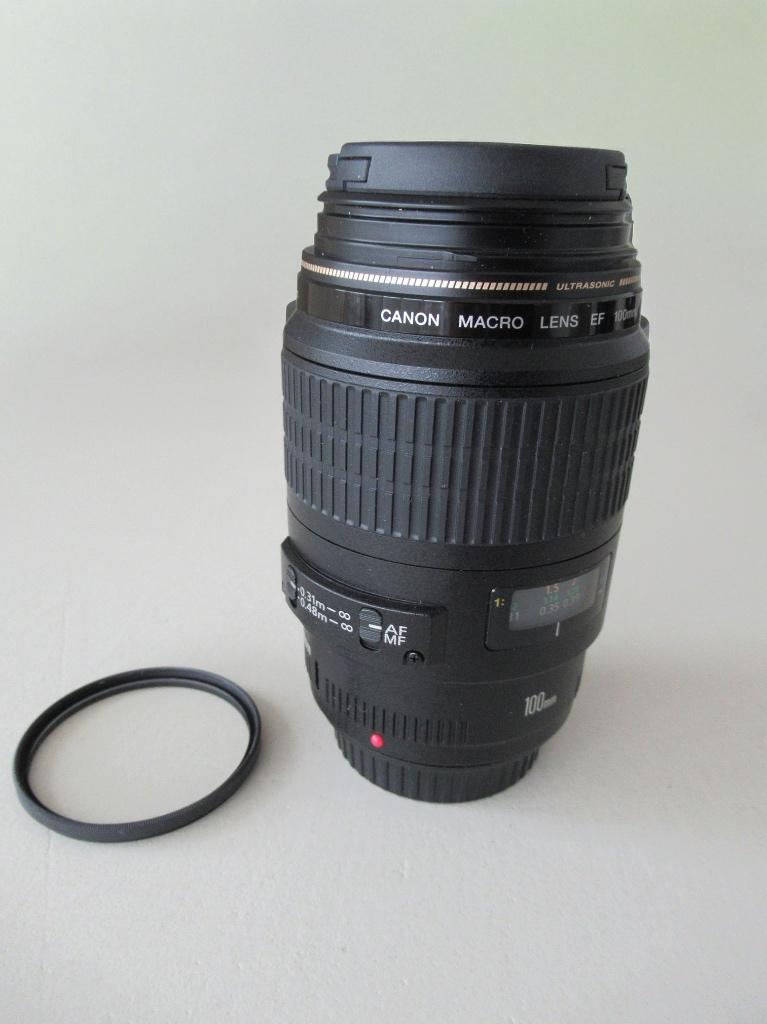 Canon EF 100mm F/2.8 USM Macro objectief, Verzenden, Zo goed als nieuw, Macrolens
