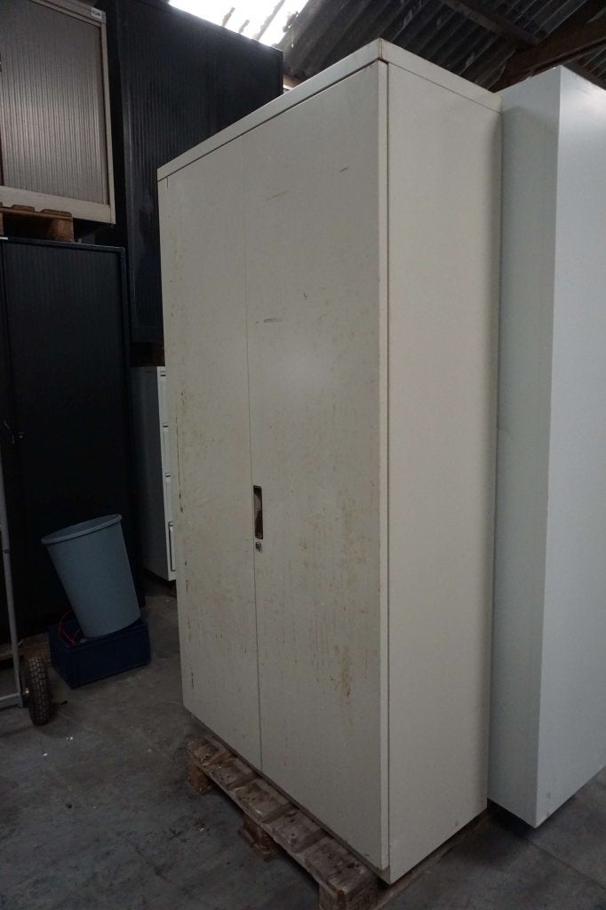 Metalen stalen kast garagekast gereedschapskast, Niet ingevuld, Gebruikt, Niet ingevuld, Meerdere deuren