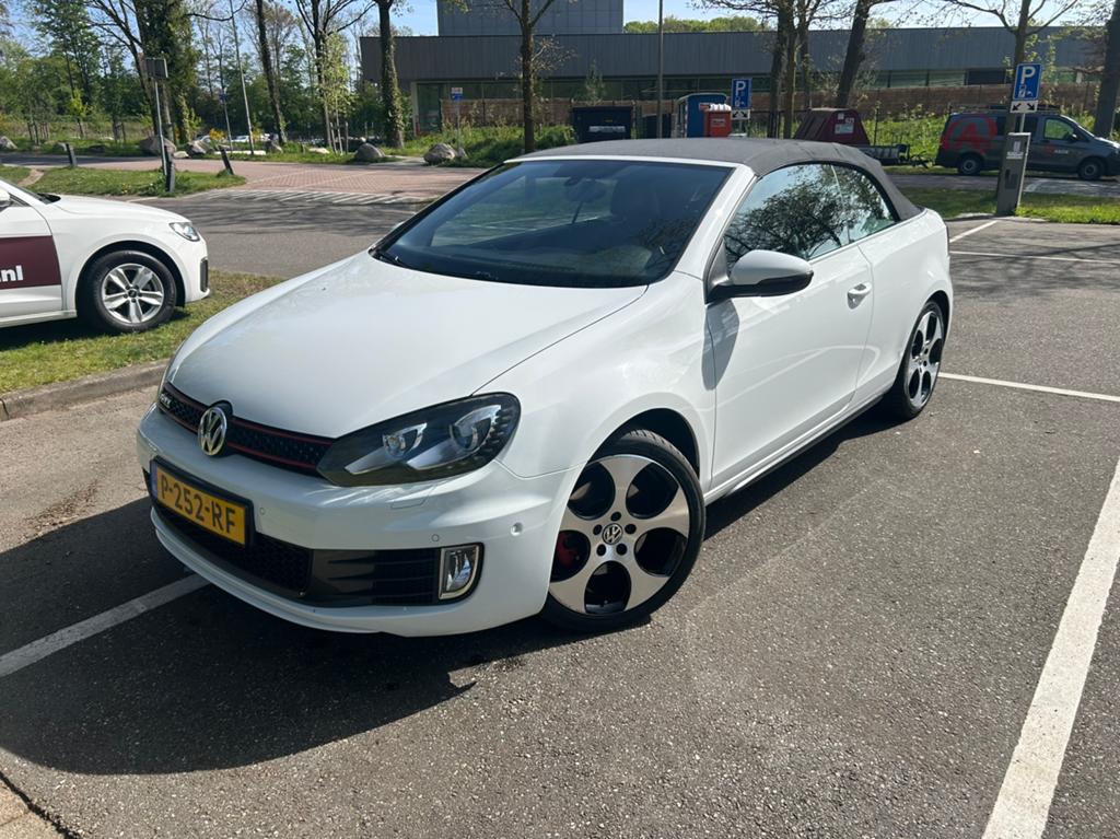 Volkswagen Golf 2.0 GTI 155KW 3D DSG 2012 Wit, Auto's, Volkswagen, 4 cilinders, 4 stoelen, Wit, Leder